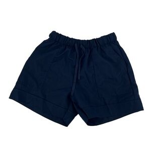 Blue Paper Bag Elastic Waist Pull On Shorts Size Large Women’s